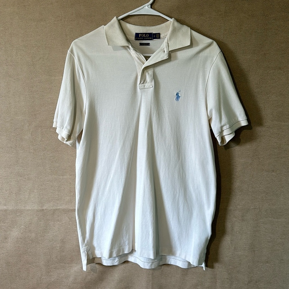 Polo Ralph Lauren White Polo Classic Fit Small